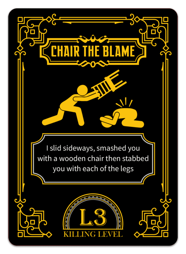 Chair the Blame