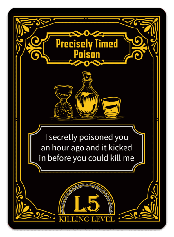 Offensive Attack Card: Precisely Timed Poison