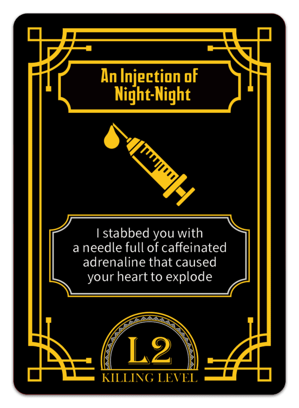 Offensive Attack Card: An Injection of Night-Night