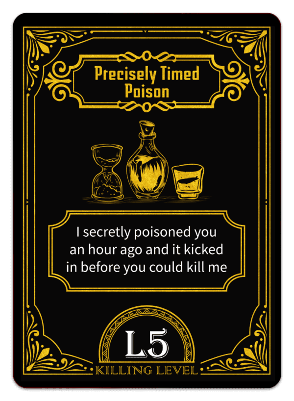 Offensive Attack Card: Precisely Timed Poison